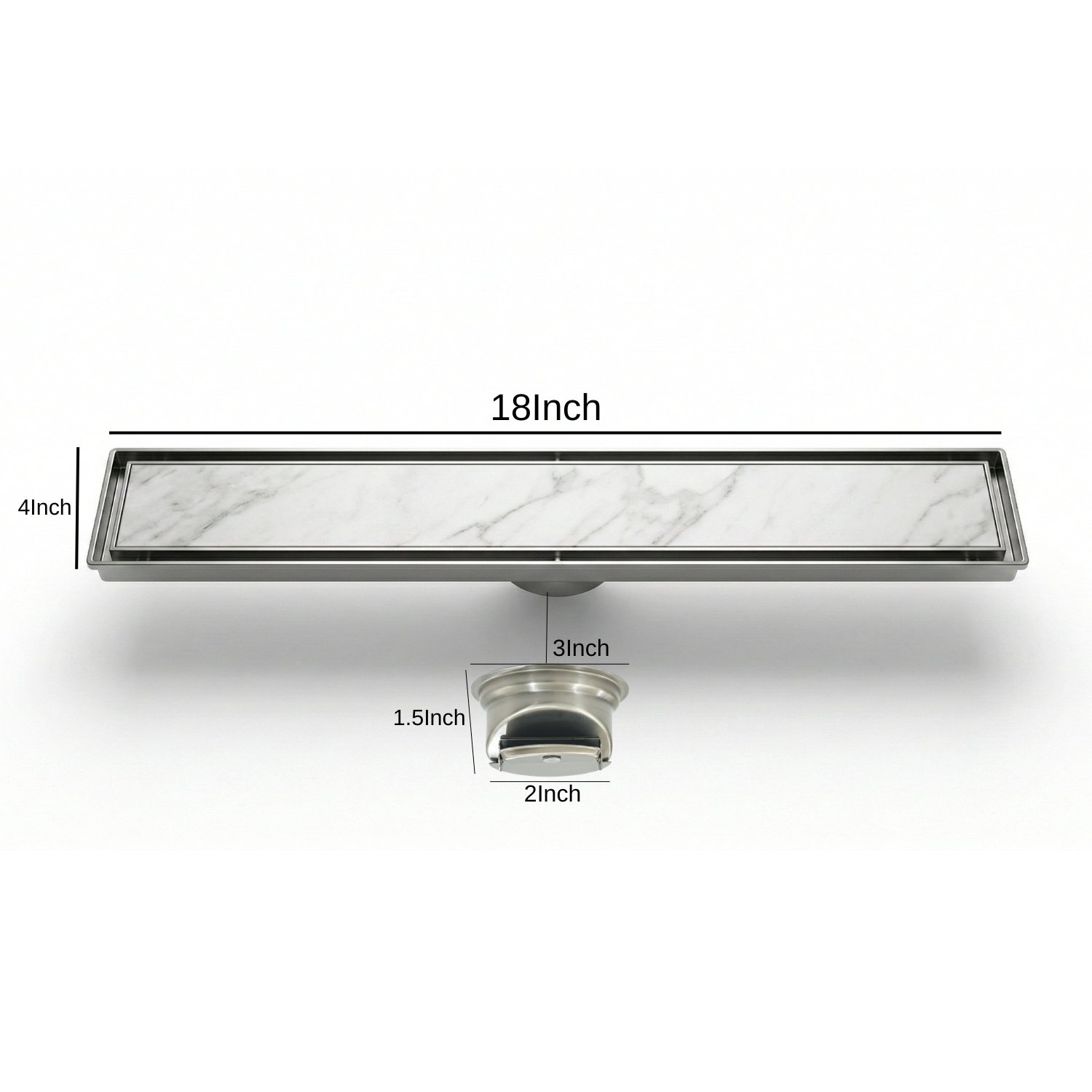 Tile Insert Drain Stainer 304 SS